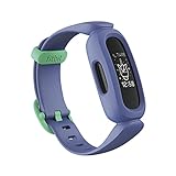 Fitbit Ace 3 Activity Tracker for Kids with Animated Clock Faces, Up to 8 days battery life & water resistant up to 50 m,Blue/Green