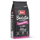 Melitta Barista Classic Crema Forte, Ganze Kaffee-Bohnen 1kg, ungemahlen, Kaffeebohnen für Kaffee-Vollautomat, kräftige Röstung, Stärke 4