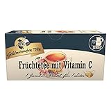 Goldmännchen Jumbo Tee Früchte mit Vitamin C, Früchtetee, 20 Teebeutel, Große Beutel, 3114