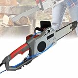 Betonsäge Profi Trennschleifer Trennsäge 5800w/6500w - 6000r/Min,Betonsägenschneider Steinschneidemaschine Mit 2 Ketten/2 Führungsschienen,350Mm/480Mm Schnitttiefe,480