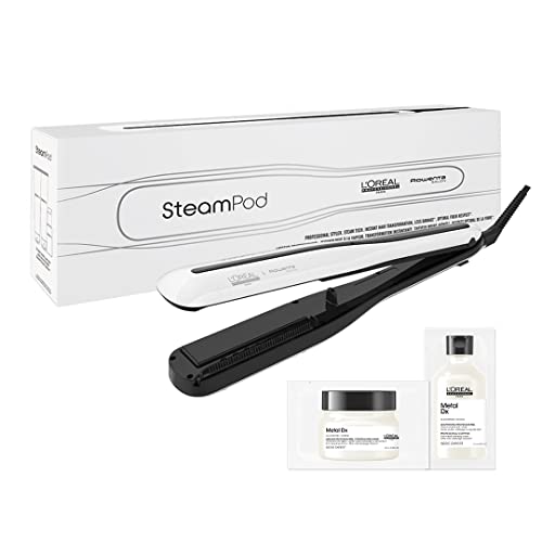 L'Oréal Professionnel SteamPod 3.0 Glätteisen mit Serie Expert Metal DX Shampoo & Maske als Probiergröße