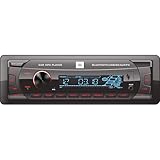 JBL Autoradio Bluetooth Celebrity 100 von Harman Kardon, 1 DIN 4 x 50W Mechless FM Car Radio mit Bluetooth Streaming und Freisprecheinrichtung für Auto mit Abnehmbares Display, USB, SD und AUX