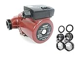 CHM GmbH® Umwälzpumpe 25-80/180 Heizungspumpe Zirkulationspumpe Effizienzpumpe 110L/min. 8m Förderhöhe