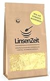 Linsenzeit Mehl aus schwarzen Kichererbsen 600g – Black Chana Flour/Kala Chana Atta 600g – 100% naturrein – Proteinreich & kräftig-nussig – Für Pakora, Chilla, Currys & glutenfreies Backen