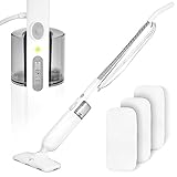 Duronic STM11 Dampfreiniger, hygienische Bodenreinigung, Elektrischer Wischmopp mit 2 Extra Pads, Dampfbesen 1100 W, Steam Mop mit 350 ml Wassertank für heißen Wasserdampf, Dampfwischer