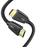 UGREEN HDMI Kabel 4K 60Hz UHD 2.0 HDMI ARC Kabel HDR 3D High Speed 18Gbps mit Ethernet vergoldet kompatibel mit TV Fernseher, Monitor, Blu-ray, PS5/PS4/PS3, Xbox Series S, Soundbar(1M