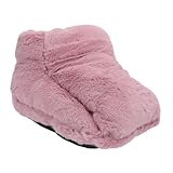 TOVINANNA 1Stück USB Fußwärmer Weiche Elektrische Heizschuhe für Winter Rutschfest für Kalte Temperaturen und Einfach zu Bedienen Perfektes Fußwarm Pad für Zuhause