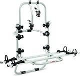 Fabbri E-Bike Transport Rack für 2 Elektrofahrräder, 45 kg Traglast, Aluminium, Einfache Schnappmontage, Pkw Heck