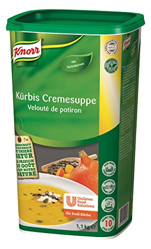 Knorr Kürbis Cremesuppe Trockenmischung (mit Kürbiskerne) 1er Pack (1 x 1,1 kg)