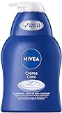 NIVEA Creme Care Pflegeseife (250 ml), milde Handseife mit original NIVEA Duft für sanfte Reinigung, Flüssigseife pflegt und verwöhnt die Haut mit extra cremig-zartem Schaum