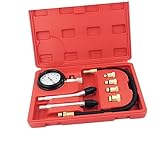 FOYTOKI 1Satz Zylinderdruckprüfer Multifunktionales Manometer für Auto Adapter Kompressionstestgerät für Benzinmotoren Präzise Messwerte Einfach zu Verwenden