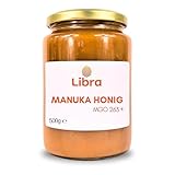 Libra 500g Manuka Honig MGO 250+ | Neuseeland | naturbelassen | roh | Top Qualität | laborgeprüft | Libra Food