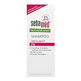 SEBAMED Shampoo Urea Akut 5%, lindert spürbar Juckreiz bei trockener Kopfhaut und hilft, die natürliche Feuchtigkeitsbalance von Haut und Haar wieder herzustellen, 200 ml