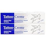 Pegasus Pro Tattoo-Creme 2er-Set, Tägliche Pflege & Aftercare, Feuchtigkeitsspendend mit Cajeputöl, je 25ml - Optimaler Tattooschutz, Made in Germany