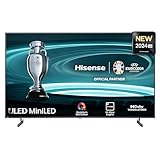 Hisense 65U6NQ 164 cm (65 Zoll) Fernseher 4K Mini LED ULED HDR Smart TV, 60Hz, HDMI 2.0, Game Mode Plus, Dolby Vision & Atmos, Bluetooth, Alexa Built-in, Anthrazit, [2024]