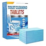 120PC Toilet Bowl Cleaner Tablets One-Times Use And No-Mess Stain And Odor Remover, Entfernt hartnäckigen Kalk & Urinstein, WC-Reiniger extra stark für Glanz und Frischen Duftchaum (1)