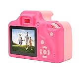 D90 Kinderkamera, 1080P 5M Sportkamera für Kinder, mit 2-Zoll-Bildschirm, Point-and-Shoot-Kamera für Studenten, Jungen und Mädchen (Rosa)