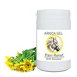 Arnika FORTE Gel-Konzentrat 100% aus Bio-Anbau | Massage-Gel für Muskeln und Gelenke | Feuchtigkeitscreme für die Haut | Schnelle Absorption, 1000g