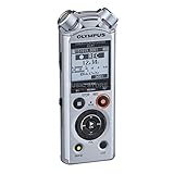 Olympus LS-P1 Hi-Res Digital Audiorekorder mit direktionalem Stereomikrofonen, direkt USB, Low-Cut-Filter, Rauschunterdrückung, Zoom-Mikrofon, intelligenter Auto-Modus, Voice Balance & 4 GB Speicher