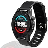 Touchscreen Smart Watch XORO SMW 20 Fitnessuhr, mit EKG-Sensor, Herzfrequenzmessung, Blutdruck, Sauerstoffgehalt, Distanz-, Schritt- & Kalorienzähler, Stoppuhr