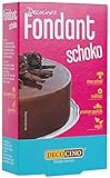 DECOCINO Fondant Schoko – 250 g – ideal zum Verzieren von Kuchen, Torten, Cupcakes – Palmölfrei & vegan