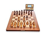 Millennium ChessGenius Exclusive M820 - Schachcomputer für höchsten Komfort und Anspruch. In Echtholz mit vollautomatischer Figurenerkennung. Online Spielen via ChessLink-Modul.