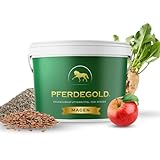 Pferdegold Magen – Pellets für Sensible Pferdemägen & zur Unterstützung der Verdauung - Natürliches Ergänzungsfuttermittel für alle Pferderassen - Dopingfrei - 1,5Kg - Made in Germany