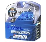 MARUTA H7 55W ULTRA BOOSTER - 220% Maximum Visibility - designed in Japan - Scheinwerfer, Abblendlicht, langlebige hochwertige Xenon-Gas Quarzglas Birne, ECE Prüfzeichen