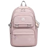 JANSBEN Schulrucksack Jungen mädchen Teenager Schultasche Wasserdicht Rucksack Damen Herren Schulranzen Laptop Tasche Backpack Nylon(23L)