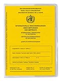 Welsberg SET 1x Impfpass und 1x Ausweishülle - Schutzhülle transparent für Internationale Bescheinigung über Impfungen und Impfbuch