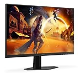 AOC Gaming 27G4XED - 27 Zoll Full HD Monitor, 180 Hz, 1 ms, FreeSync Prem., G-Sync comp., HDR10 (1920x1080, 2X HDMI 2.0, 1x DisplayPort 1.4) schwarz/grau