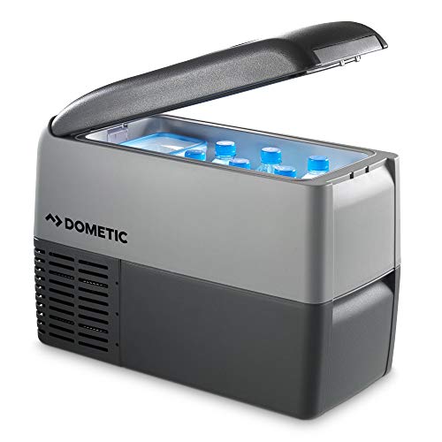 Dometic CoolFreeze CDF 26, tragbare elektrische Kompressor-Kühlbox/Gefrierbox, 21 Liter, 12/24 V für Auto, Lkw oder Boot mit Batteriewächter, Grey
