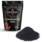 Krautschmaus Schwarzkümmelsamen ganz 200g, Schwarz Kümmel, Schwarzkümmel Samen, Schwarzkümmelsaat, Schwarzkümmelkörner ohne Zusatzstoffe