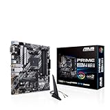 ASUS Prime B550M-A WiFi II Gaming Mainboard Sockel Ryzen AM4 (AMD B550, mATX, PCIe 4.0, WiFi6, Dual M.2, SATA 6Gbit/s, Aura Sync)