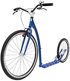 KOSTKA Tour MAX (G6) bis 150 kg, Kickscooter mit Luftreifen 26/20 - Roller Scooter für Erwachsene, Dogscooter (Satin Plum)