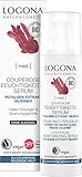 Bio Couperose Feuchtigkeits-Serum LOGONA Naturkosmetik für zu Couperose neigende Haut mit dem Wirkstoff SILIDINE aus Rotalge, Beruhigende & intensiv pflegende Gesichtspflege, Natürlich & Vegan, 30 ml