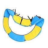 CLISPEED Trampolin Randabdeckung mit Oxford Outdoor Schutzpolster UV Beständig Reißfest Sicherheitsabdeckung für Gartentrampolin Trampolin Zubehör