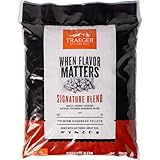 Traeger Grills Signature Blend 100% natürliche Holzpellets für Smoker und Pelletgrills, BBQ, Backen, Braten und Grill, 8,2 kg Beutel