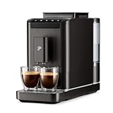 Tchibo Kaffeevollautomat Esperto2 Caffè mit 2-Tassen-Funktion für Caffè Crema und Espresso, Granite Black