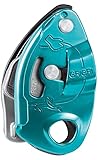 PETZL Unisex Verticality Sicherungsgerät, Blau, Einheitsgröße