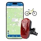 TKMARS TK906 GPS-Tracker Fahrrad, GPS Ortungsgerät für E-Bike Roller Motorrad Lenker, Echtzeit Peilsender und wasserdicht, 1800mAh-Akku, SOS-Alarm, kostenlose APP/Webplattform ohne ABO