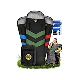 HIMMELSZELT Schlafsack Winter Outdoor Camping 4 Jahreszeiten -5°C bis +10°C Deckenschlafsack für Erwachsene 220x85cm Wasserabweisend DRYSHIELD-Technologie Festival Wandern Angeln