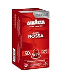 Lavazza Espresso Qualita Rossa , vollmundiger und ausgewogener Espresso, 30 Kapseln, Nespresso kompatibel