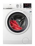 AEG L7WBA60680 Waschtrockner/DualSense - schonende Pflege / 8 kg Waschen / 5 kg Trocknen/D/energiesparend/Mengenautomatik/Nachlegefunktion/ProSteam - Auffrischfunktion / 1600 U/min Weiß