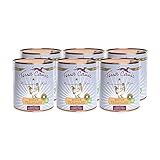Terra Canis Huhn, Gurke, Kürbis & Gesundheitskräuter - Senior Nassfutter, 6x800g I Premium Hundefutter in 100% Lebensmittelqualität Aller Rohstoffe I Reichhaltig & gesund I Allergen- & getreidearm