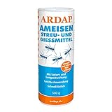 ARDAP Ameisen Streu- & Gießmittel 500g - Ameisengift draußen - bekämpfen Garten - Ameisenmittel, Ameisenvernichter - für Rasen - Wirkt sofort, leichte Anwendung