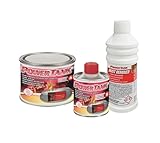 Power Tank - Tankversiegelung Motorrad 2k Rot 350 g Set Tankentroster Innen Versiegelung Tanksanierung Schutzemulsion Rost Tank Entrosten Und Versiegeln Tankinnenlack Tankbeschichtung Rostlöser Auto
