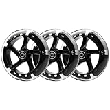 WHEELGOO Wiggle Scooter 145 mm weiße beleuchtete Ersatzräder vorne/hinten für Y Fliker 3-Rad-Scooter (3)