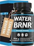 WATER BRNR - Wasser Bindegewebe Komplex mit Kupfer und 5in1 Stoffwechsel Formel mit Vitamin B6, Brennnesselextrakt, Rosskastanienextrakt, 120 Kapseln
