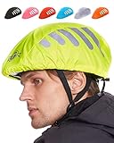 BTR Regenschutz für Fahrradhelm, winddichter Regenüberzug, atmungsaktiver und wasserfester Helmüberzug